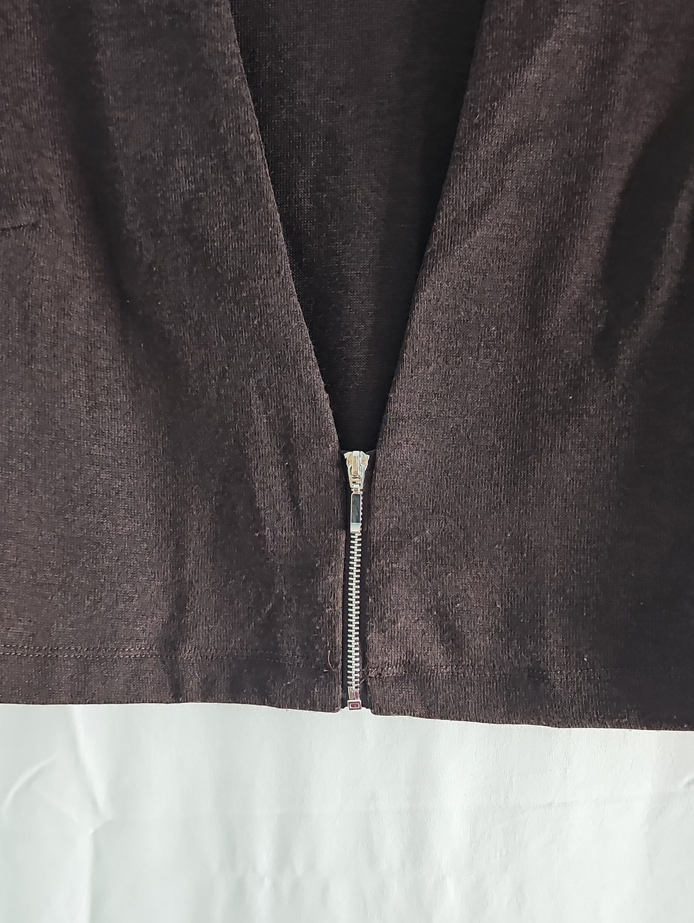 Perceptions Brown Cropped Open-Front Jacket - Picture 2 of 5